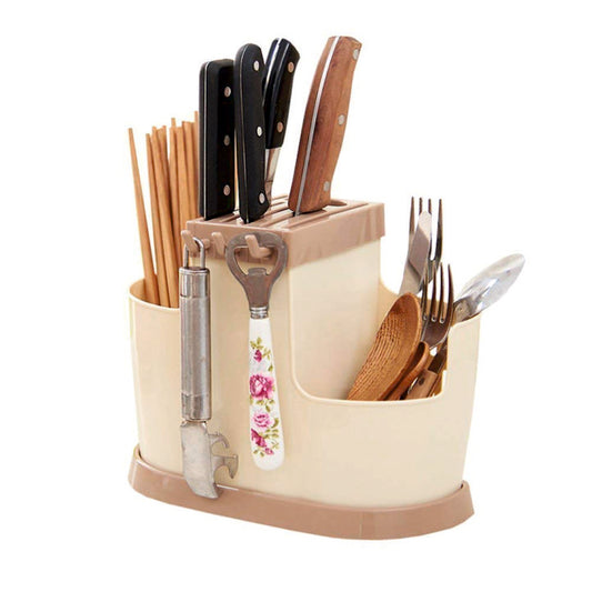 Multi Function kitchenwear Self Draining Organizer Lightweight Chopsticks Basket for Spoons, Knife & Other Kitchen Cutlery Storage