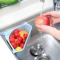 Sink Basket drains Corner Plastic Box Multipurpose Kitchen Corner Sink Strainer Basket Dish Organizer Tray Strainer