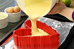 Cake Mold Magic Back Snack, DIY Baking Mould Tool Design Your Pastry Dessert with Any Pan Shape, 4Pcs Set Non Stick