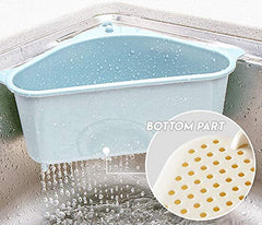 Sink Basket drains Corner Plastic Box Multipurpose Kitchen Corner Sink Strainer Basket Dish Organizer Tray Strainer