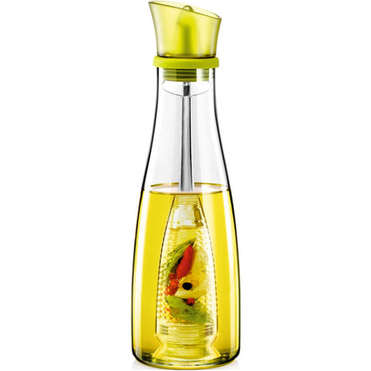 Oil Dispenser Bottle with Infuser Made of Glass, Oil Jar with Infuser, Oil Jar Bottle with Infuser