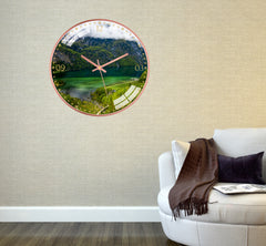 Green Nature Wall Clock