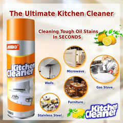 Multipurpose Bubble Foam Cleaner Kitchen Cleaner Spray Oil & Grease Stain Remover Chimney Cleaner Spray Bubble Cleaner(500 ml)