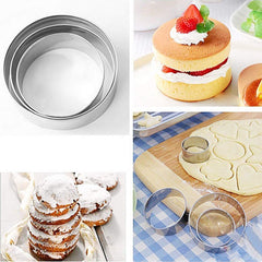 Mini Stainless Steel Flower Shape Cake Vegetable Fruit Cutter Mold Tool Set of 20 Pieces (Silver)