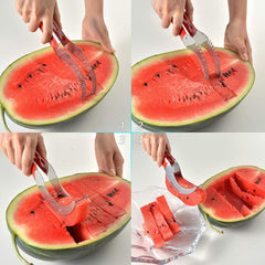 Angurello Stainless Steel Watermelon Fruit Dig Corer Cutter & Server