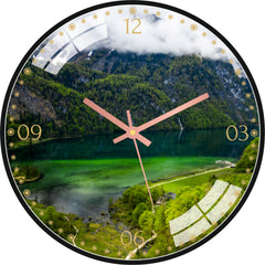 Green Nature Wall Clock