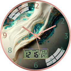 Liquide Abstract Wall Clock