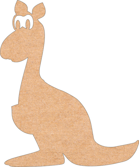 Mdf Kangaroo DIY Cutout