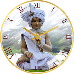 Ghanshyam Maharaj Wall Clock